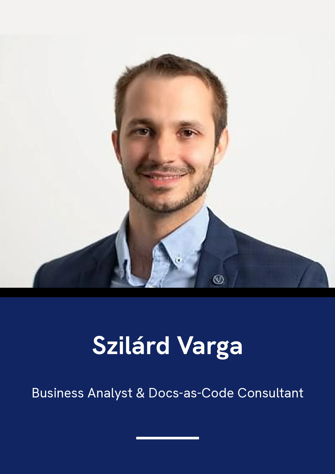 Szilárd Varga – Senior Business Analyst & Docs-as-Code Consultant